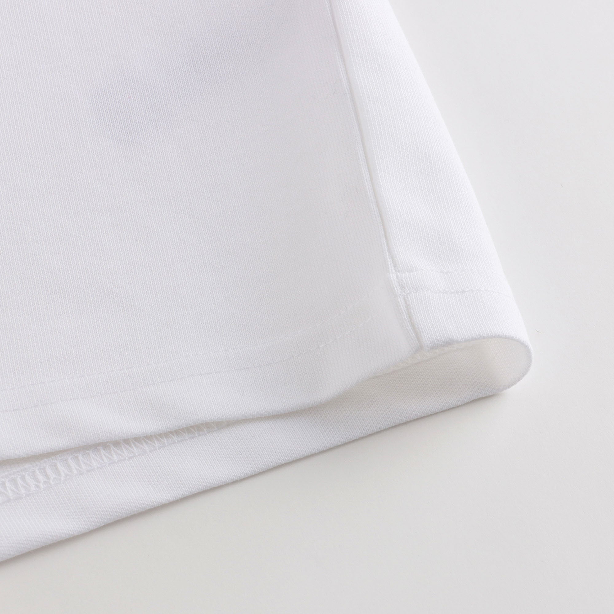 Boys White Cotton Polo Shirt