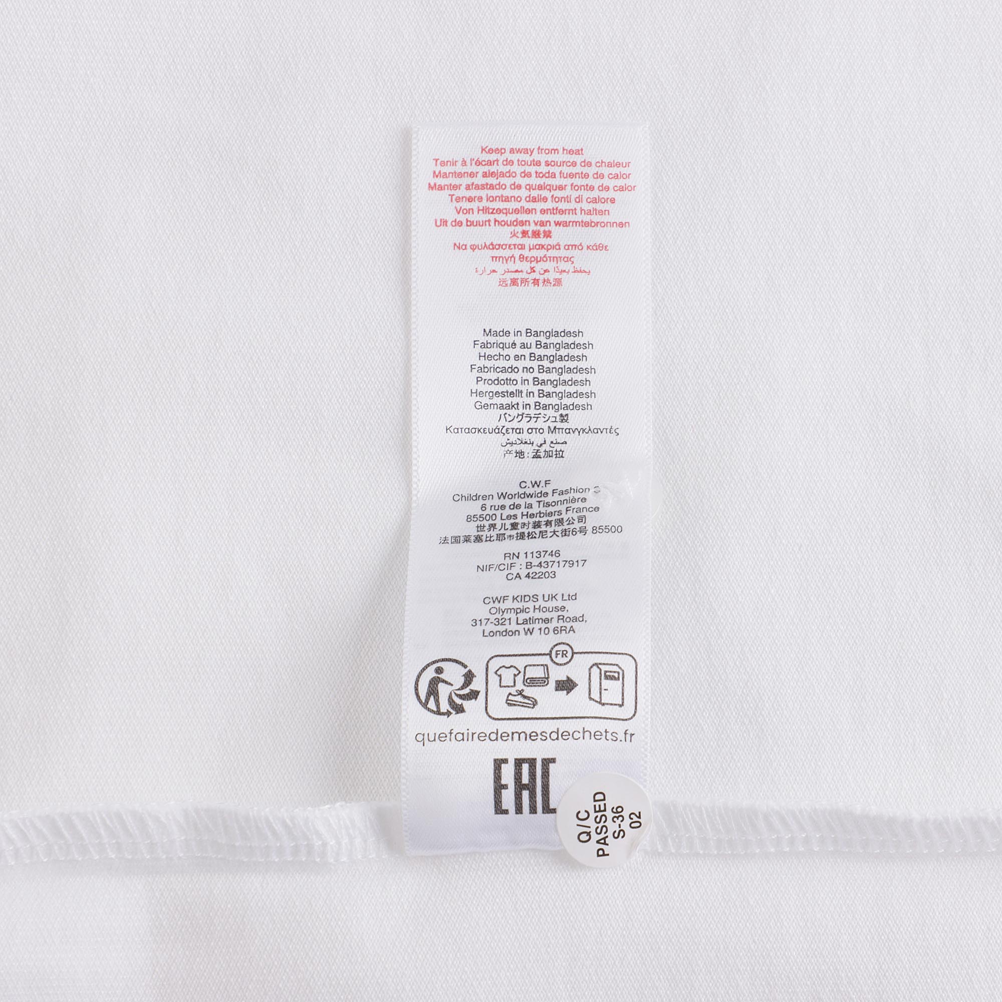 Boys White Cotton Polo Shirt