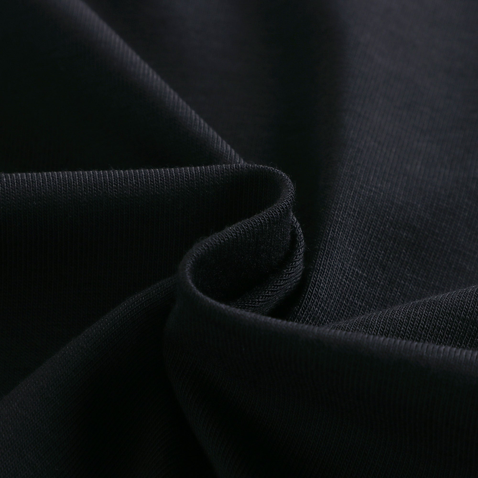 Boys & Girls Black Logo Cotton T-Shirt