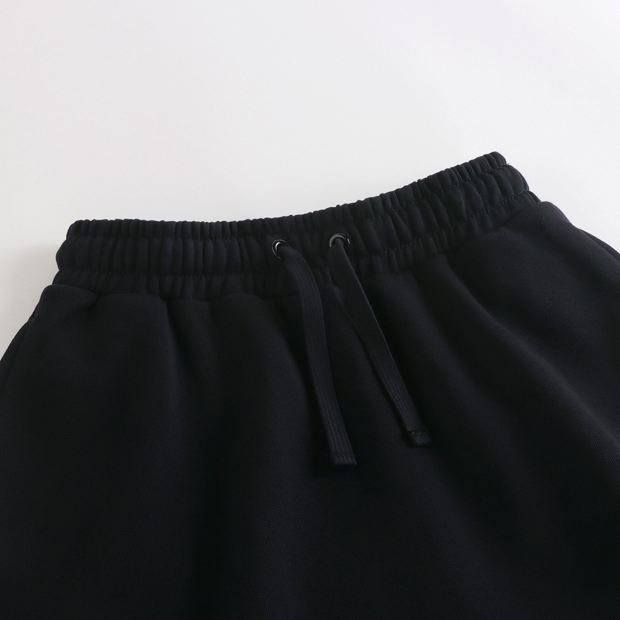 Girls Black Logo Cotton Skirt