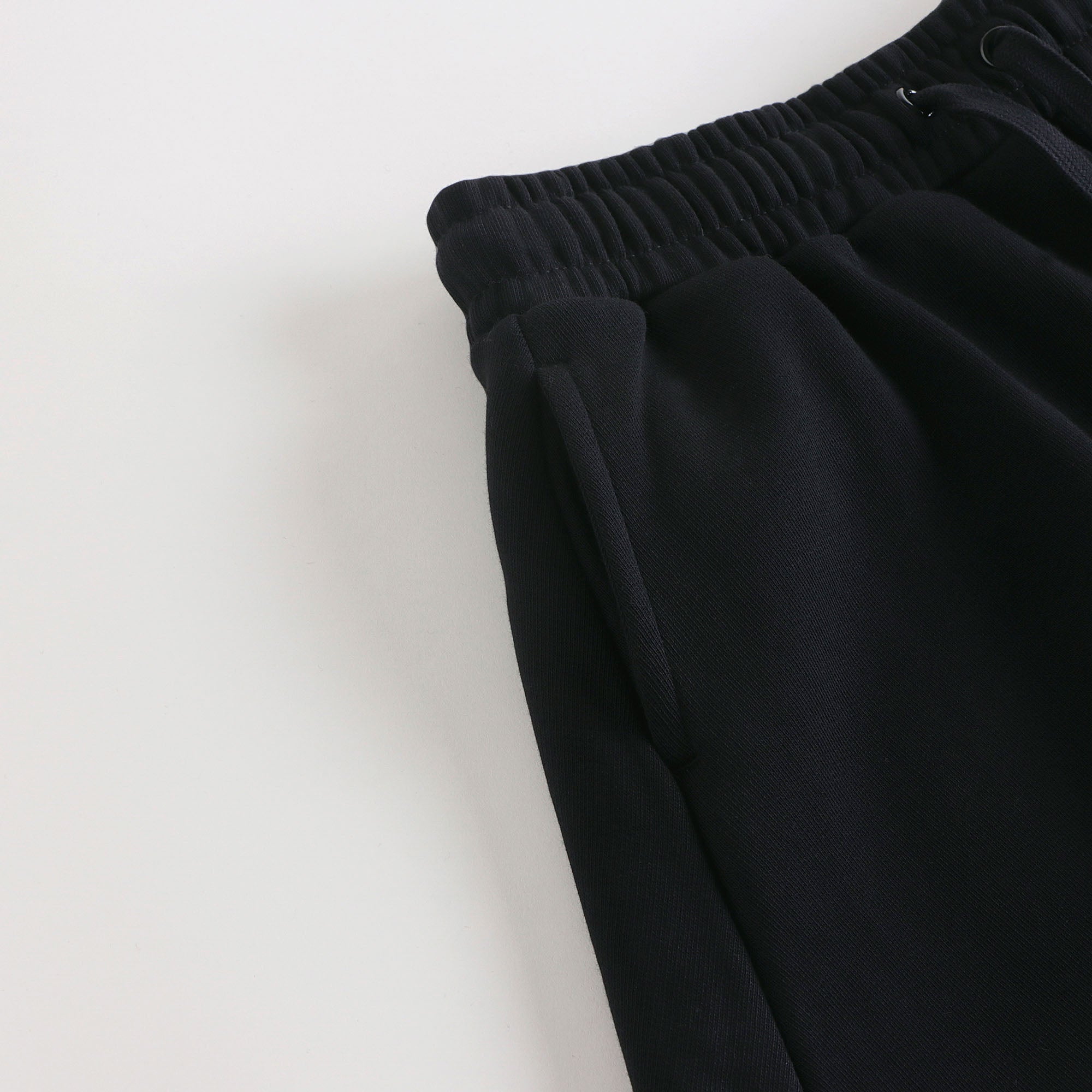 Girls Black Logo Cotton Skirt