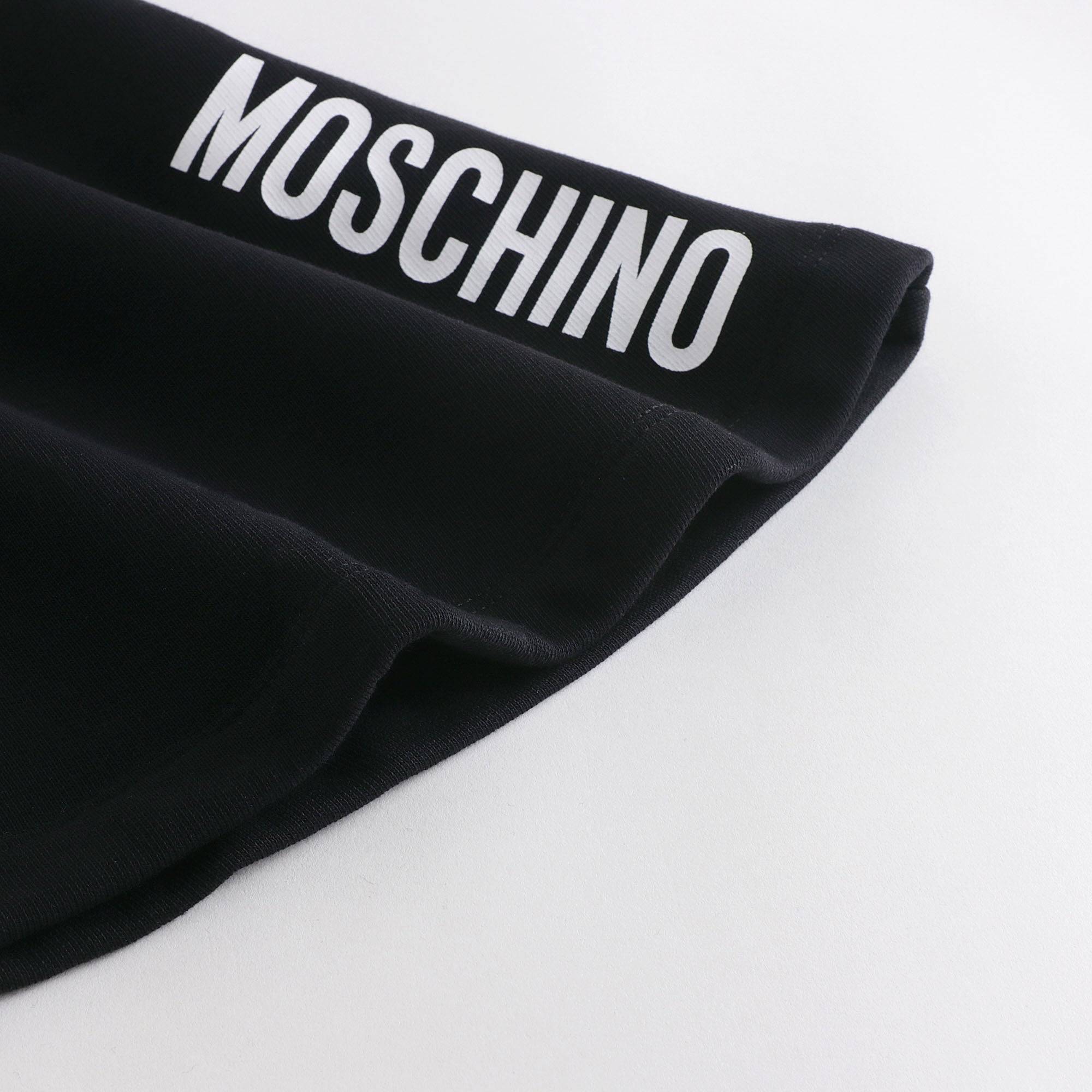 Girls Black Logo Cotton Skirt