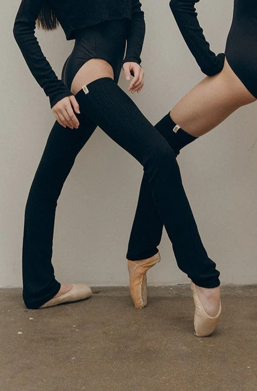 Boys & Girls Black Ballet Warm Up Socks