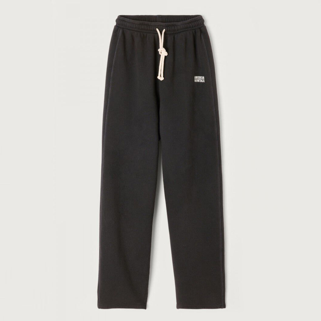 Girls Black Cotton Trousers