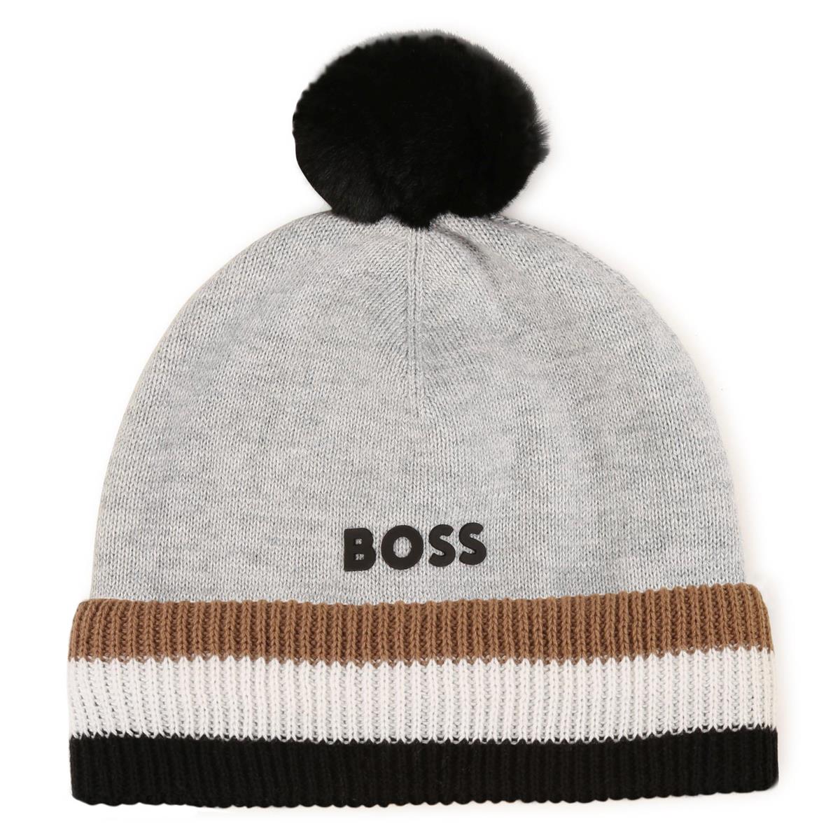 Boys Grey Logo Hat