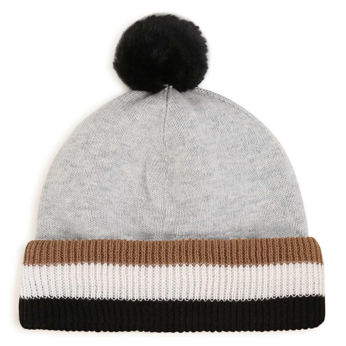 Boys Grey Logo Hat