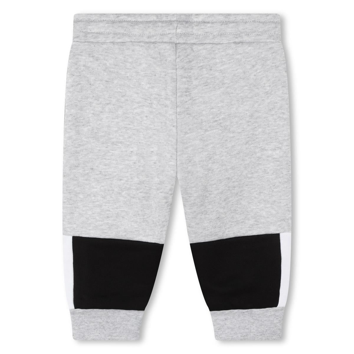 Baby Boys Grey Cotton Trousers