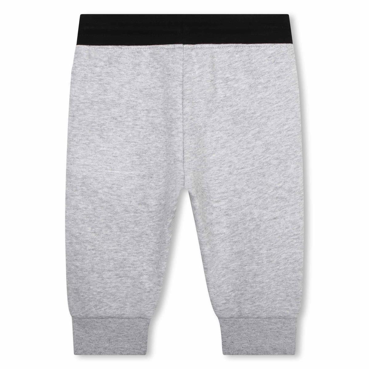 Baby Boys Grey Cotton Trousers