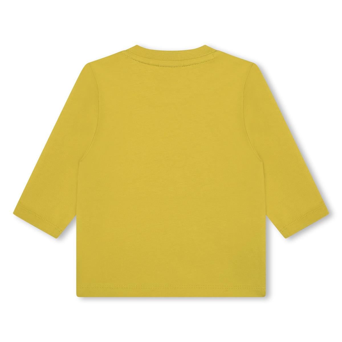Baby Boys Green Logo Cotton T-Shirt
