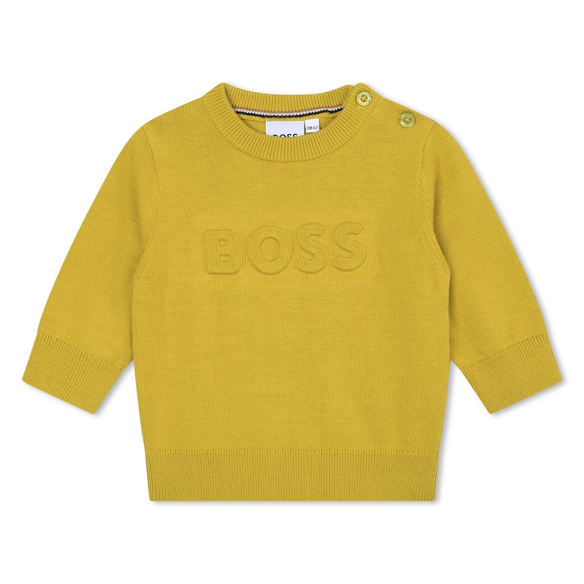 Baby Boys Green Logo Sweater