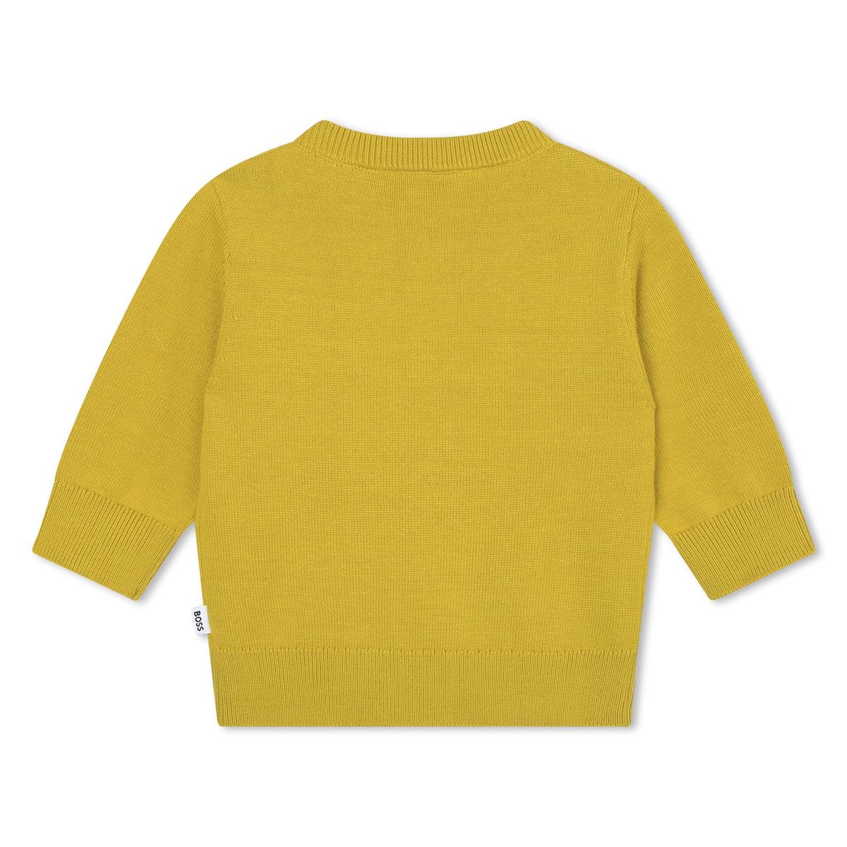 Baby Boys Green Logo Sweater