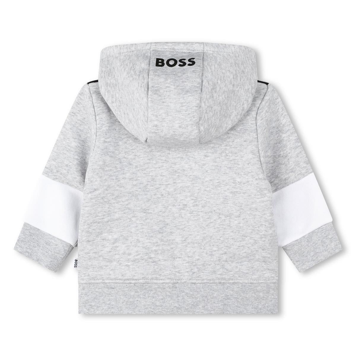 Baby Boys Grey Zip-Up Top