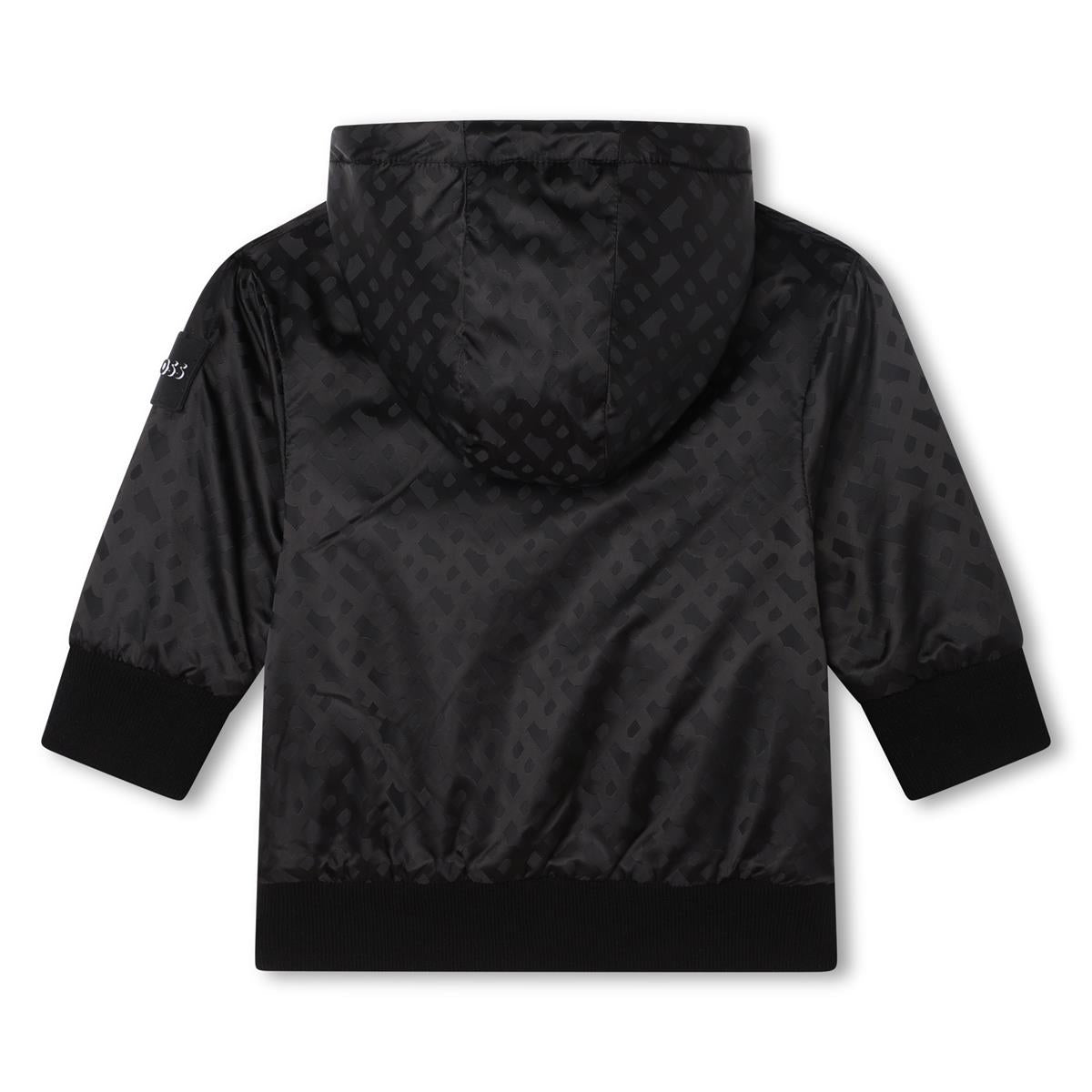 Baby Boys Black Reversible Zip-Up Top