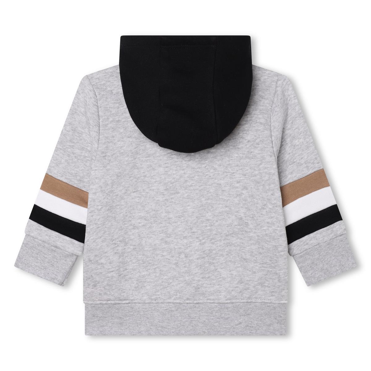 Baby Boys Grey Zip-Up Top