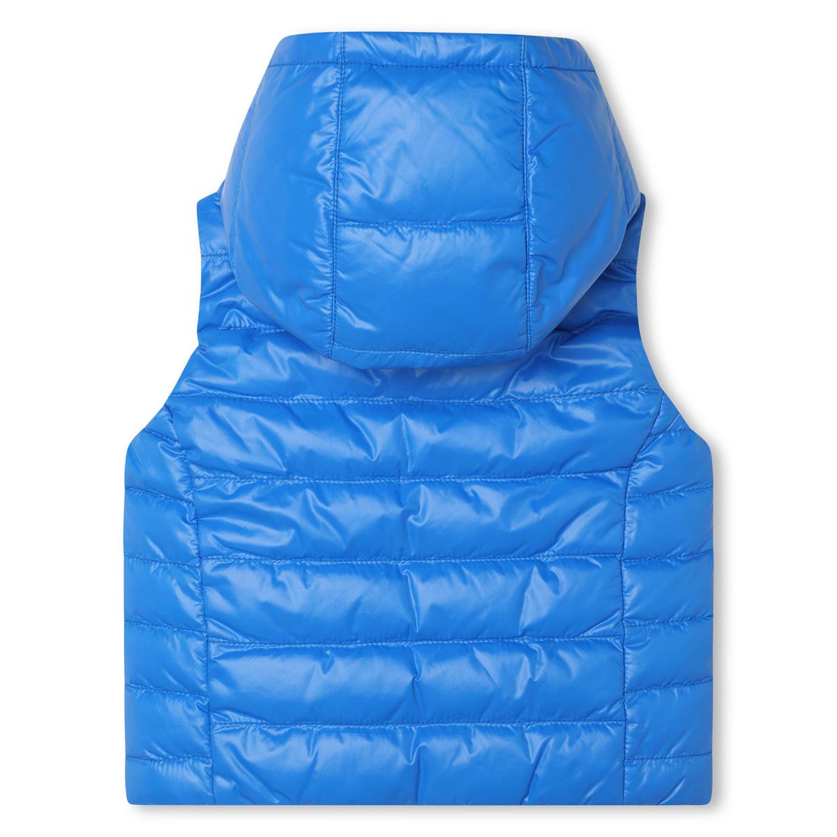 Baby Boys Blue Reversible Padded Gilet