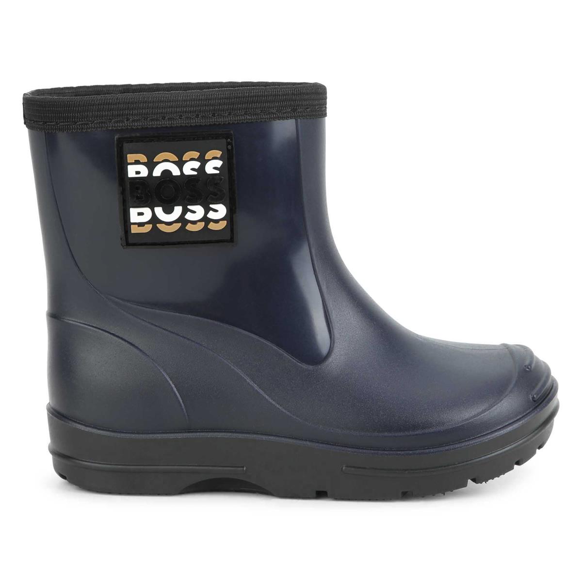 Boys Blue Logo Shoes