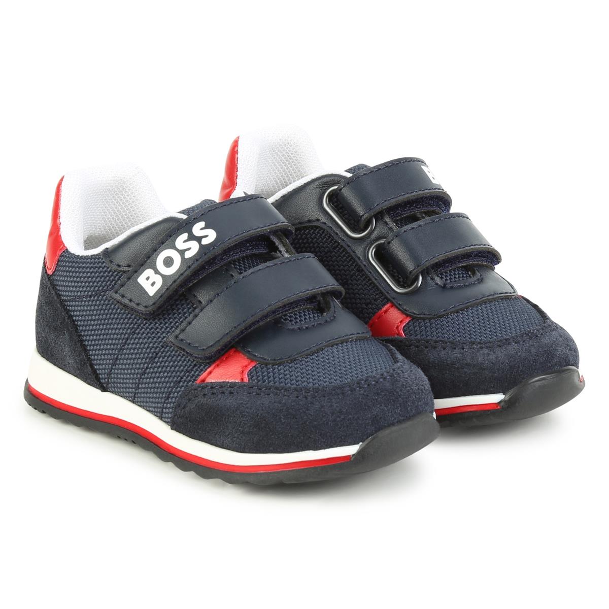 Boys Blue Logo Shoes