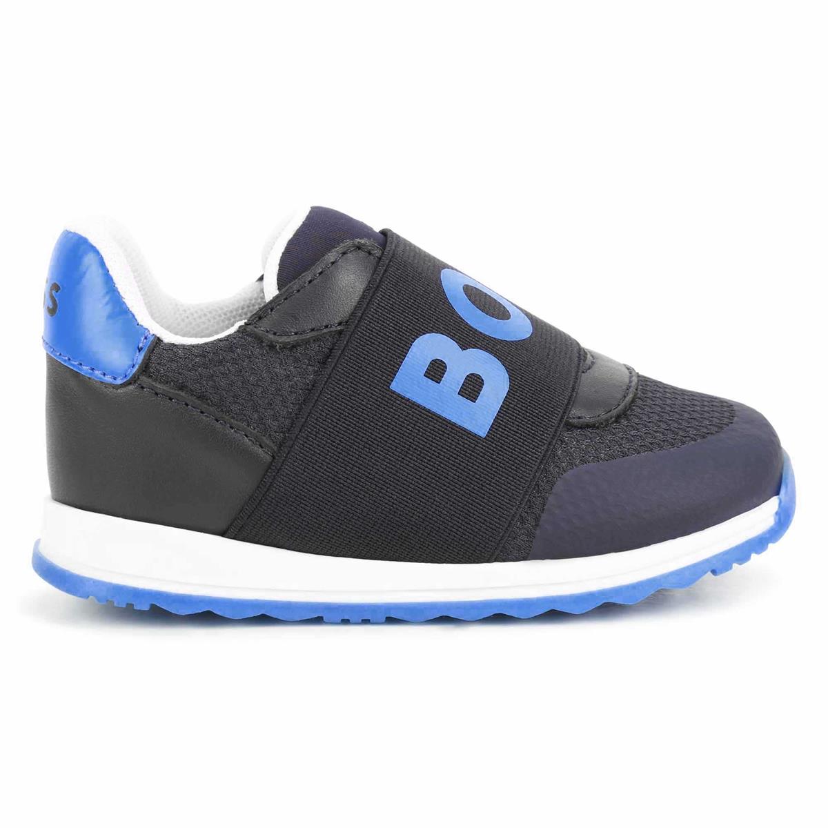 Boys Blue Logo Shoes