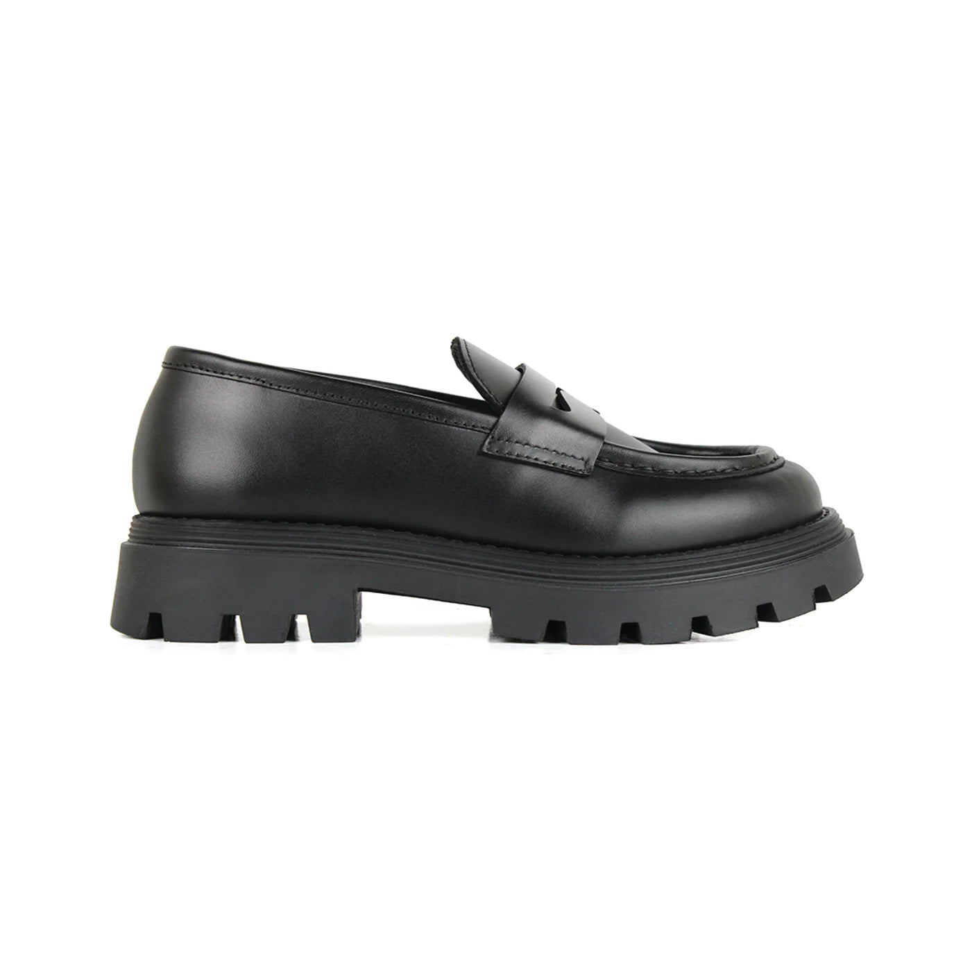 Girls Black Loafer Shoes