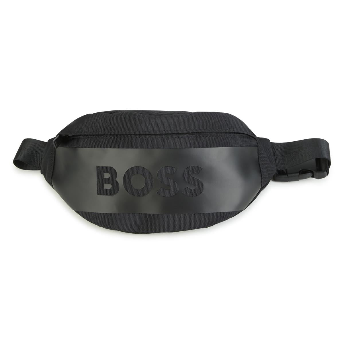 Boys & Girls Black Logo Belt Bag(13.5x8x5.3cm)