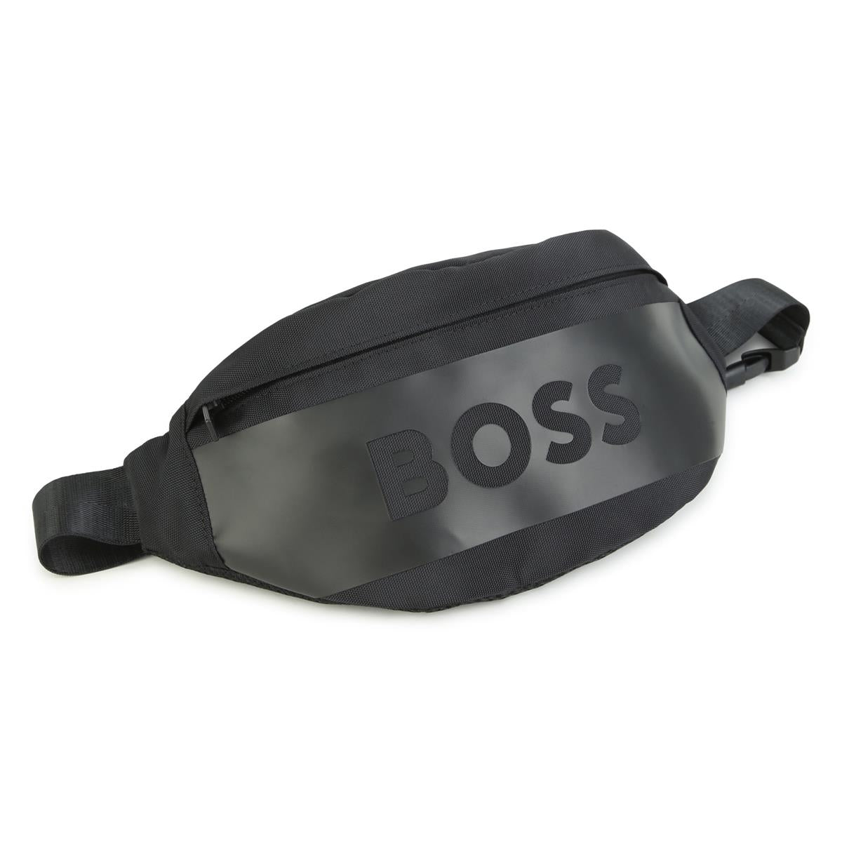 Boys & Girls Black Logo Belt Bag(13.5x8x5.3cm)
