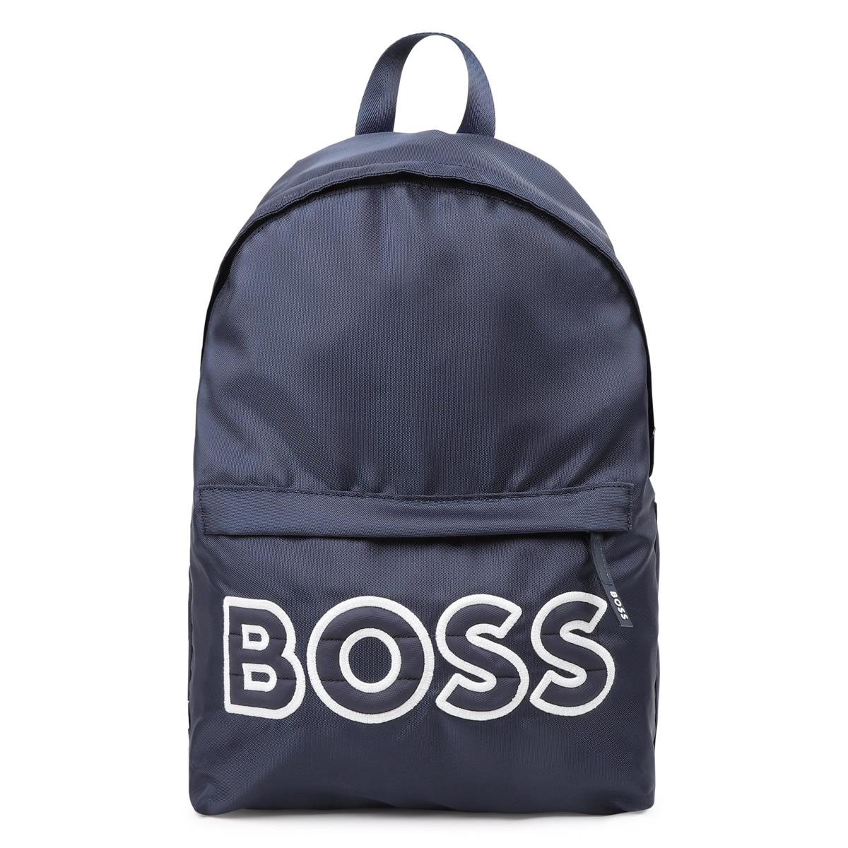 Boys Blue Logo Backpack(41x28x11.5cm)