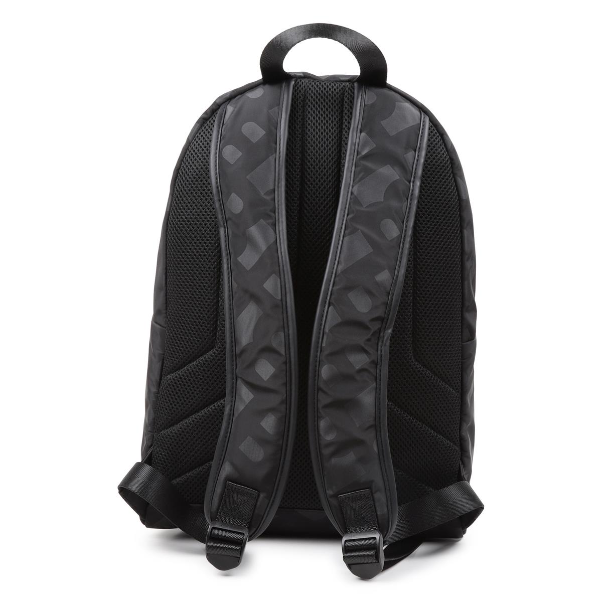 Boys Black Logo Backpack(30x40x12cm)