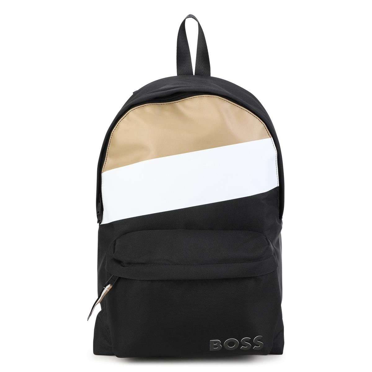 Boys Black Logo Backpack(30x40x14cm)