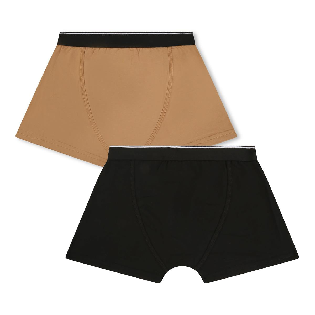 Boys Black Cotton Underwear Set