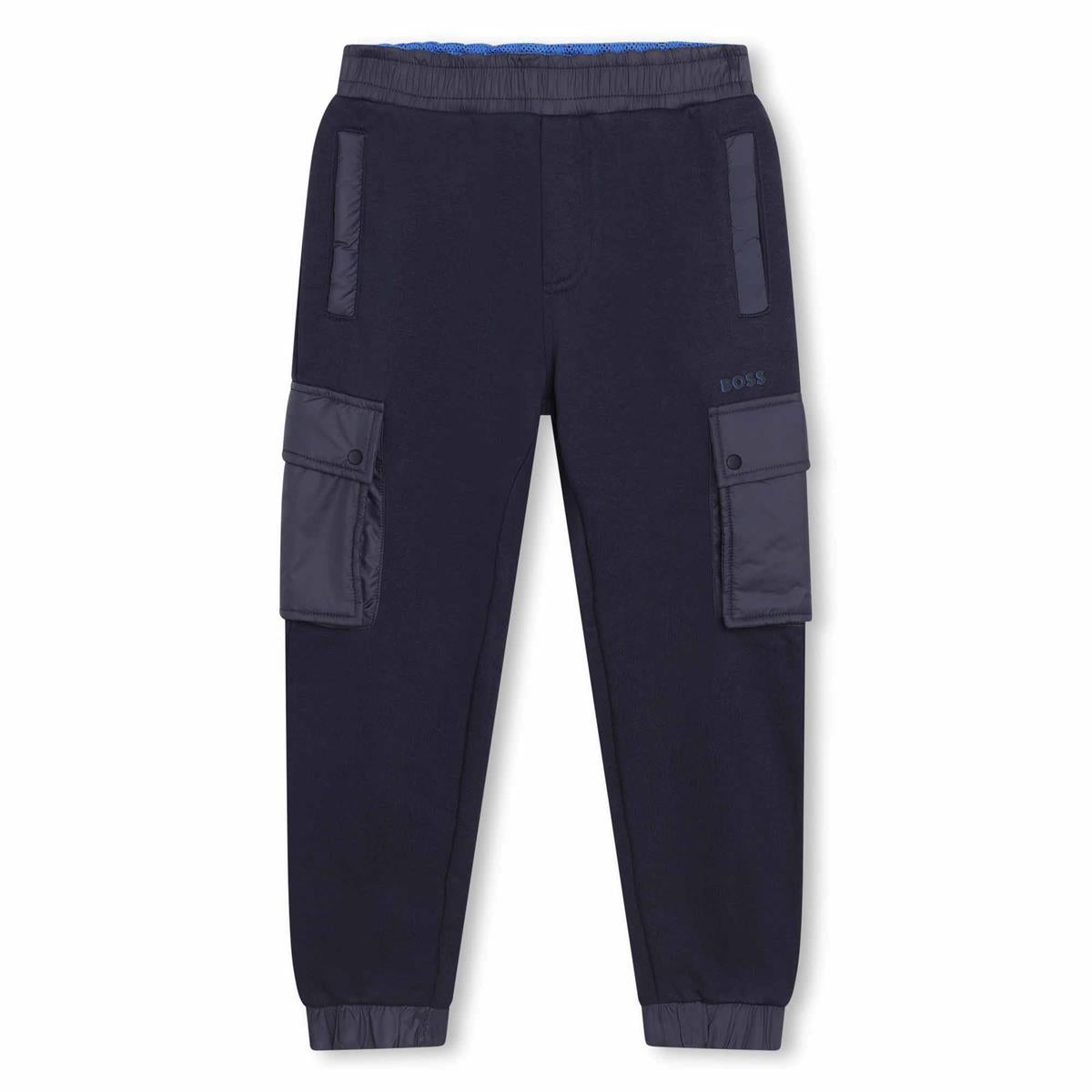Boys Blue Cotton Trousers