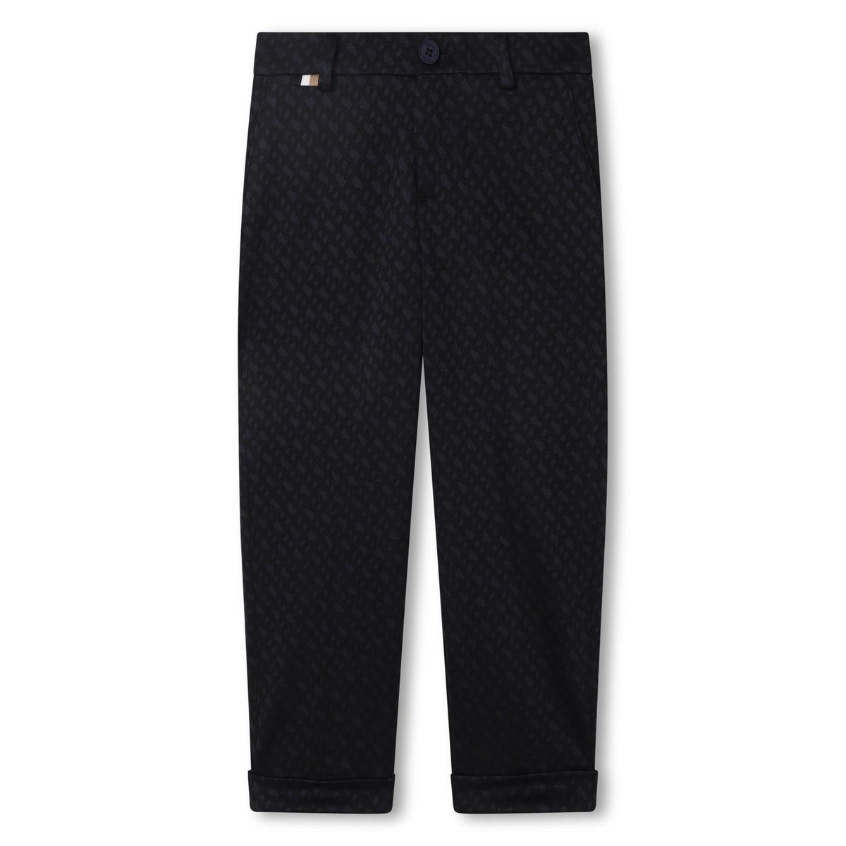 Boys Blue Cotton Trousers