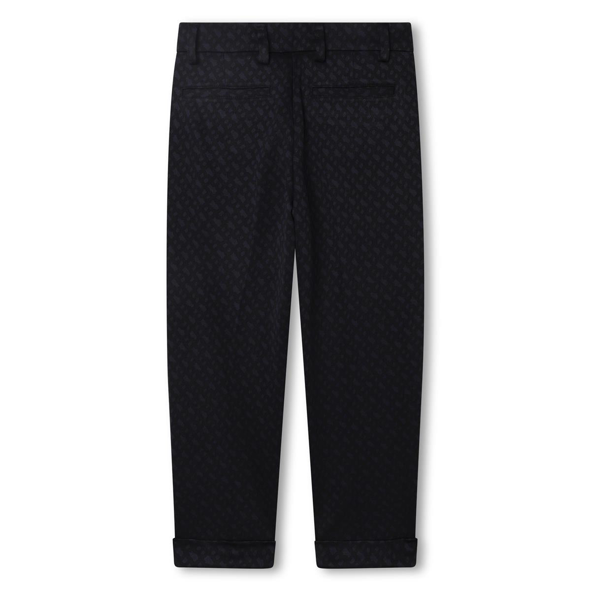 Boys Blue Cotton Trousers