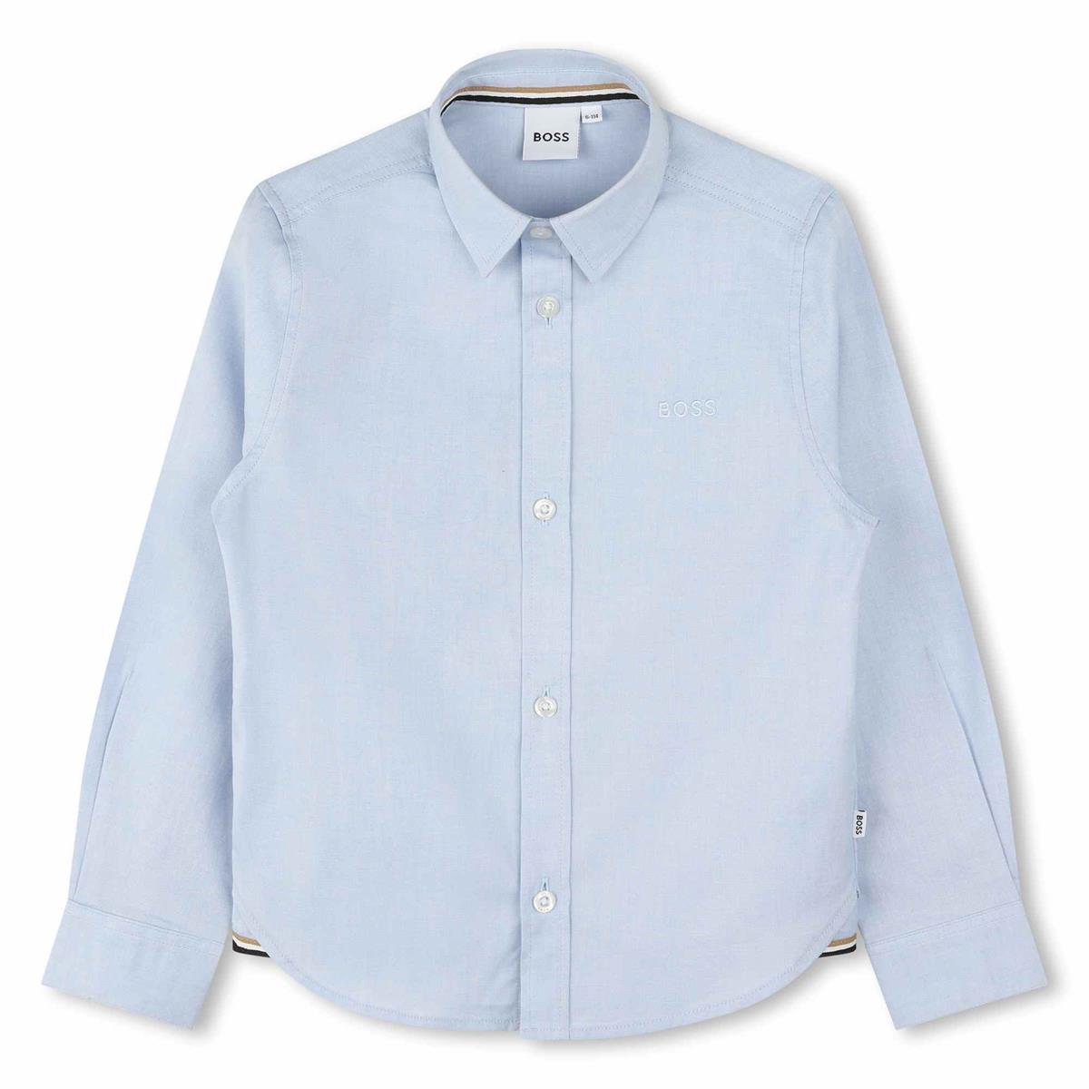 Boys Blue Cotton Shirt