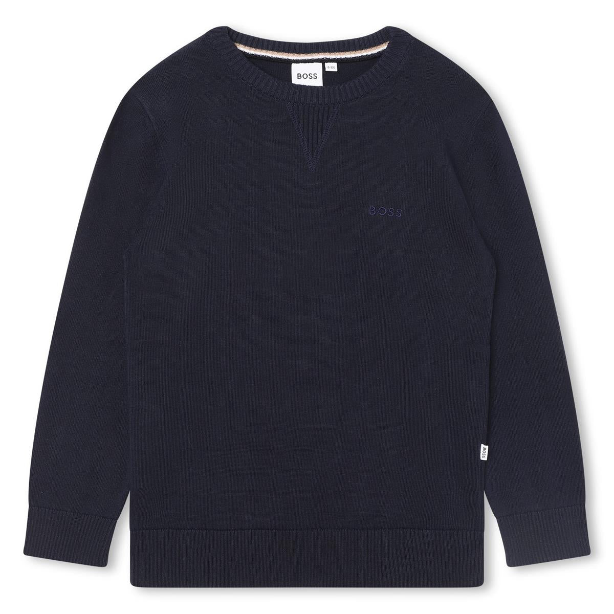 Boys Blue Cotton Sweater