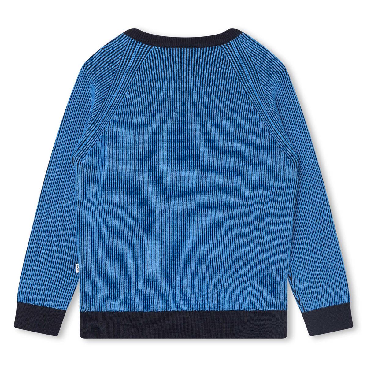 Boys Blue Cotton Sweater