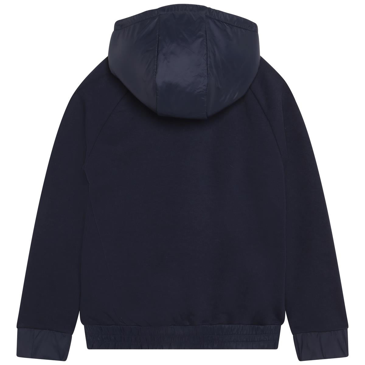 Boys Blue Hooded Cotton Sweatshirt