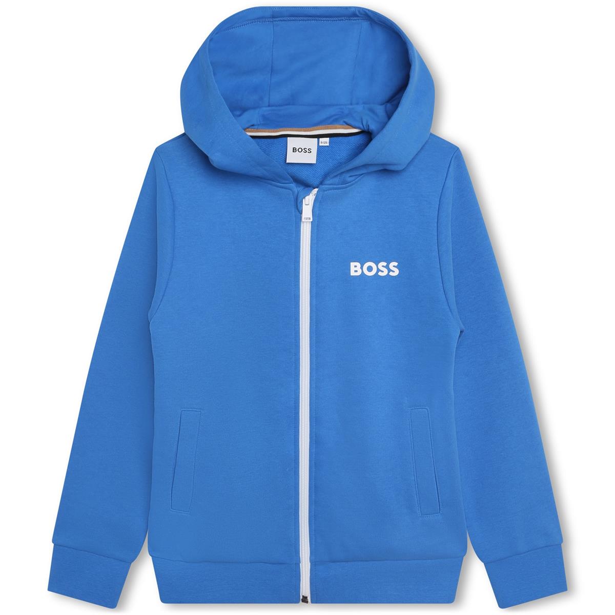 Boys Blue Zip-Up Top