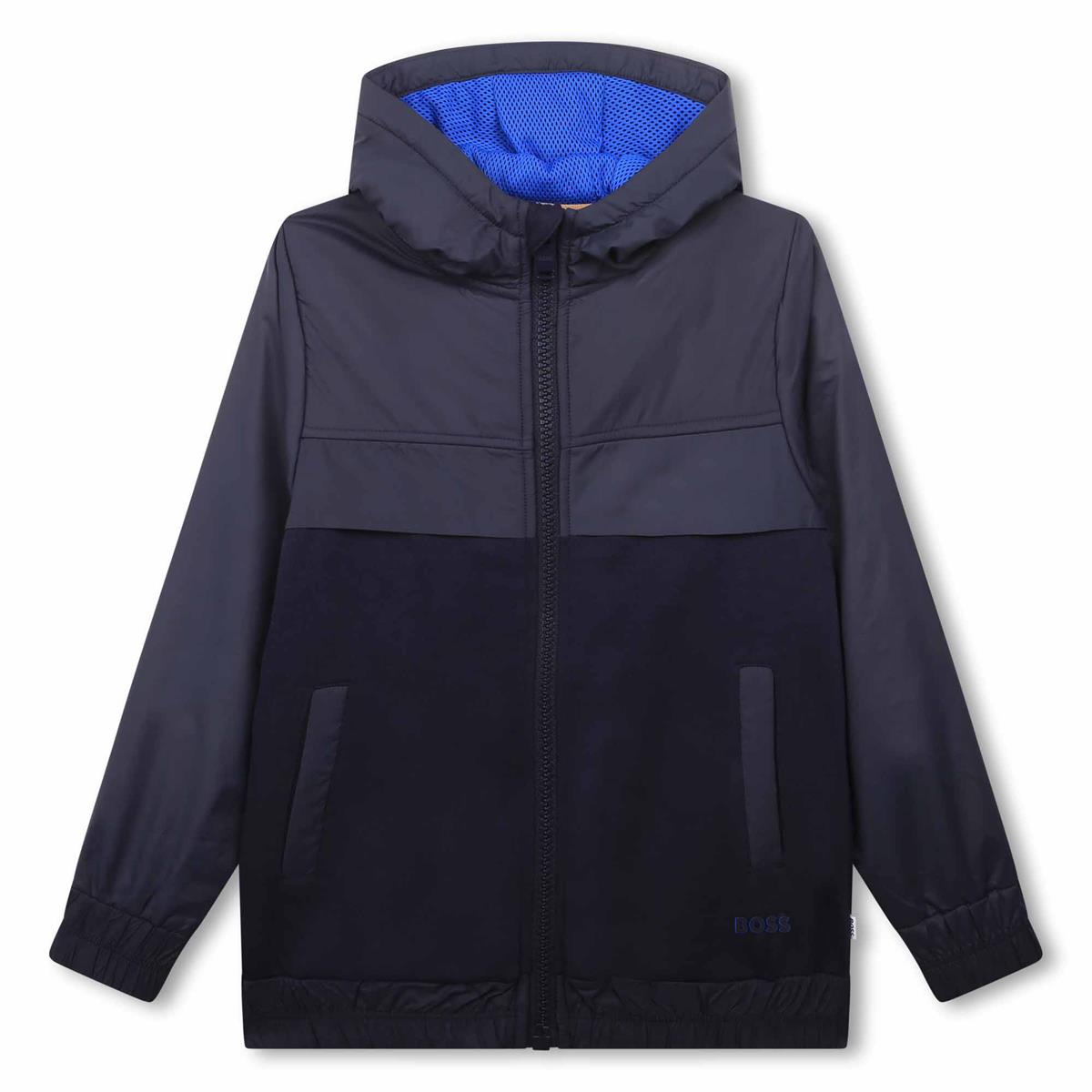 Boys Blue Zip-Up Top