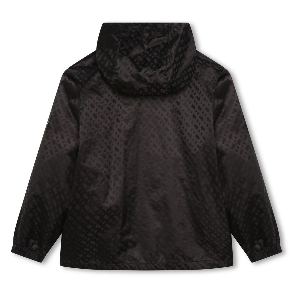 Boys Black Zip-Up Jacket