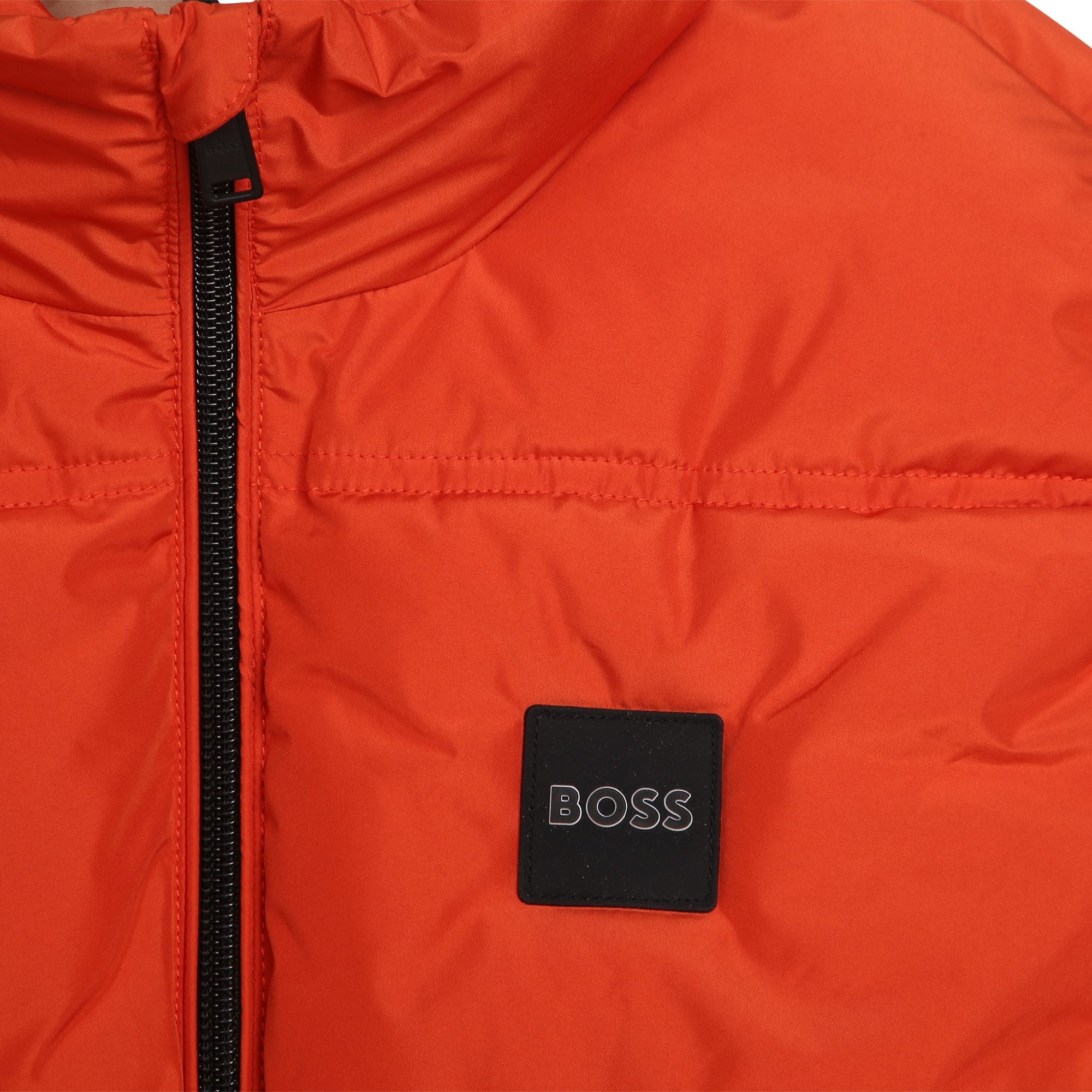 Boys Orange Padded Gilet