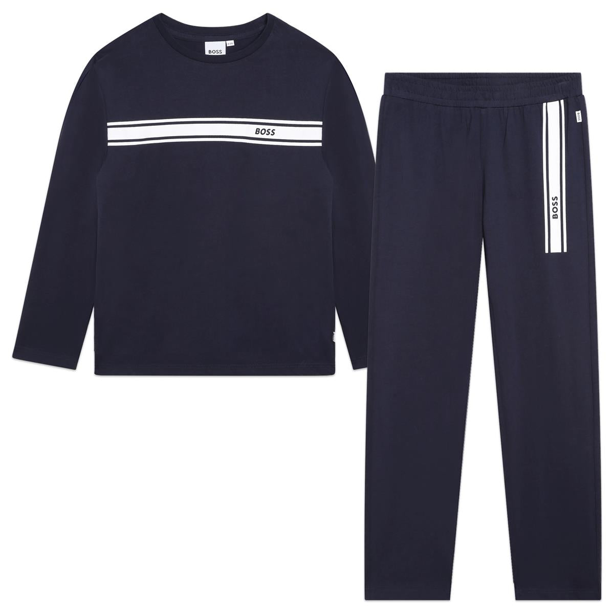 Boys Blue Cotton Set