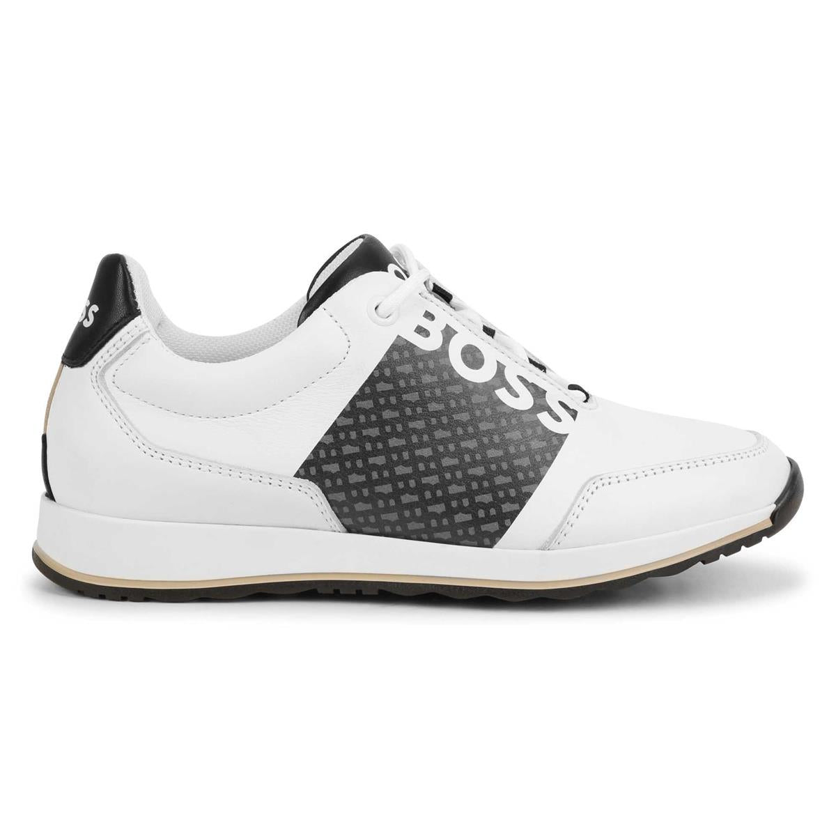Boys White Logo Shoes