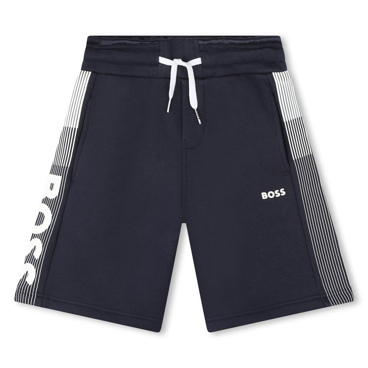 Boys Blue Cotton Shorts