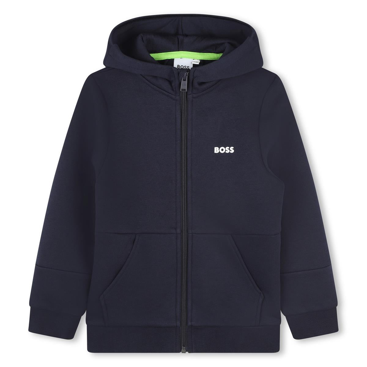 Boys Blue Zip-Up Top