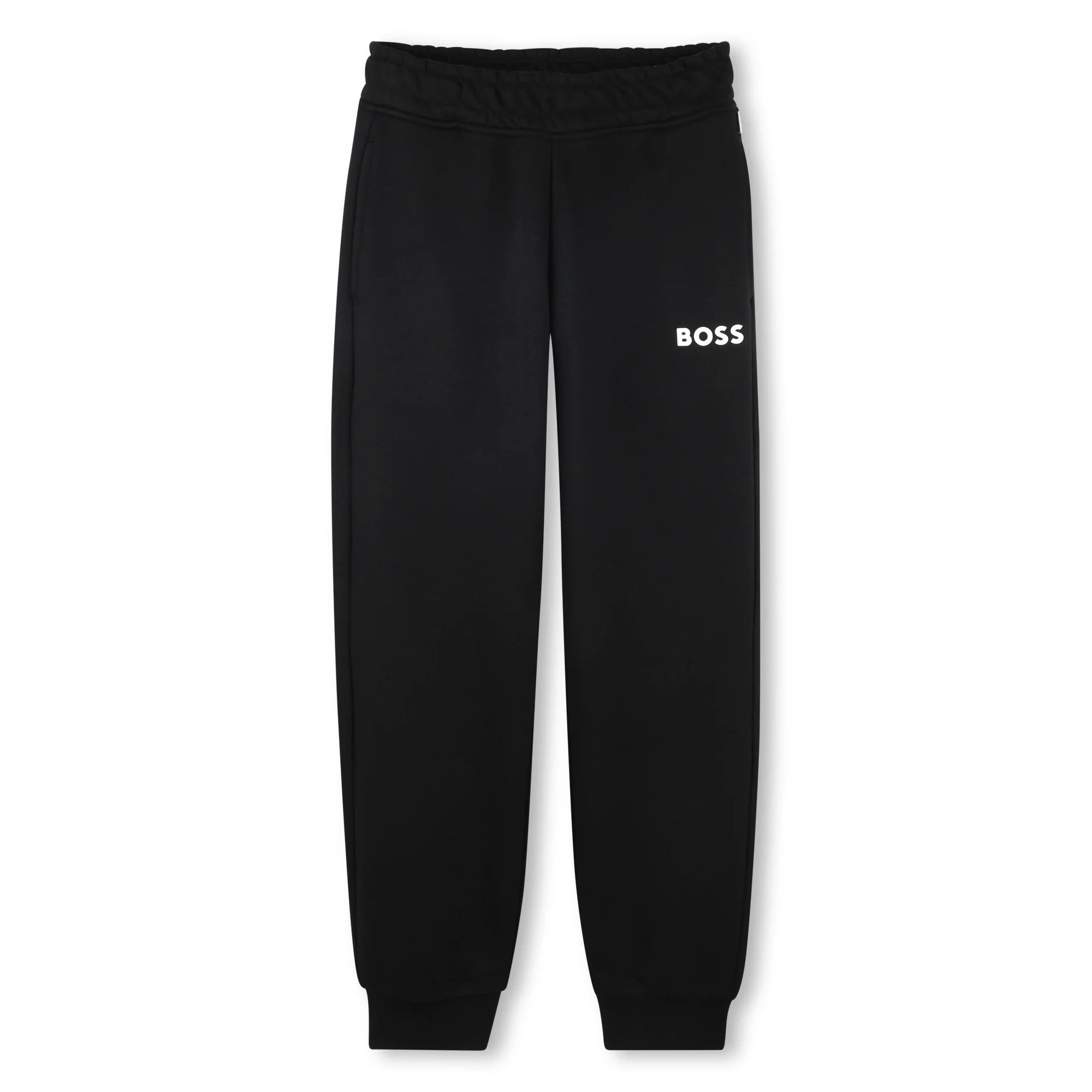 Boys Black Cotton Trousers