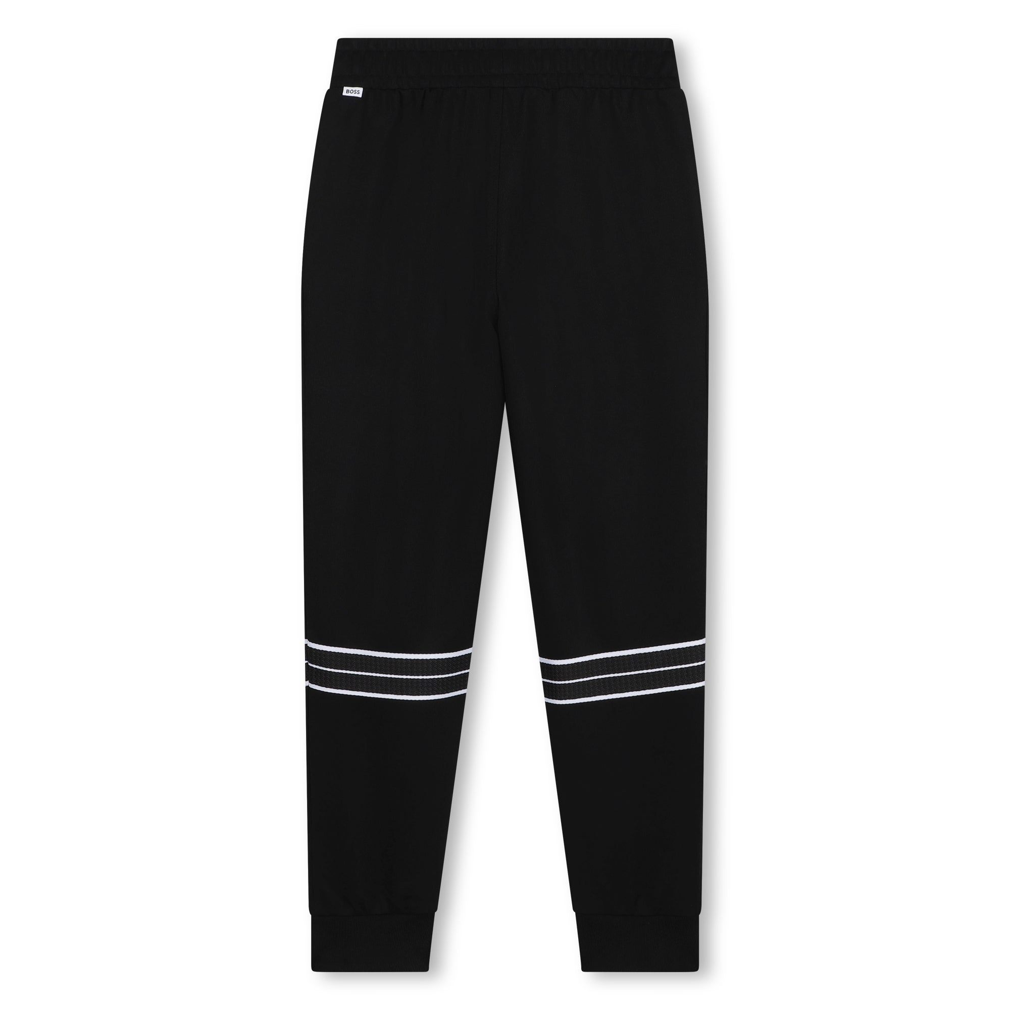 Boys Black Cotton Trousers