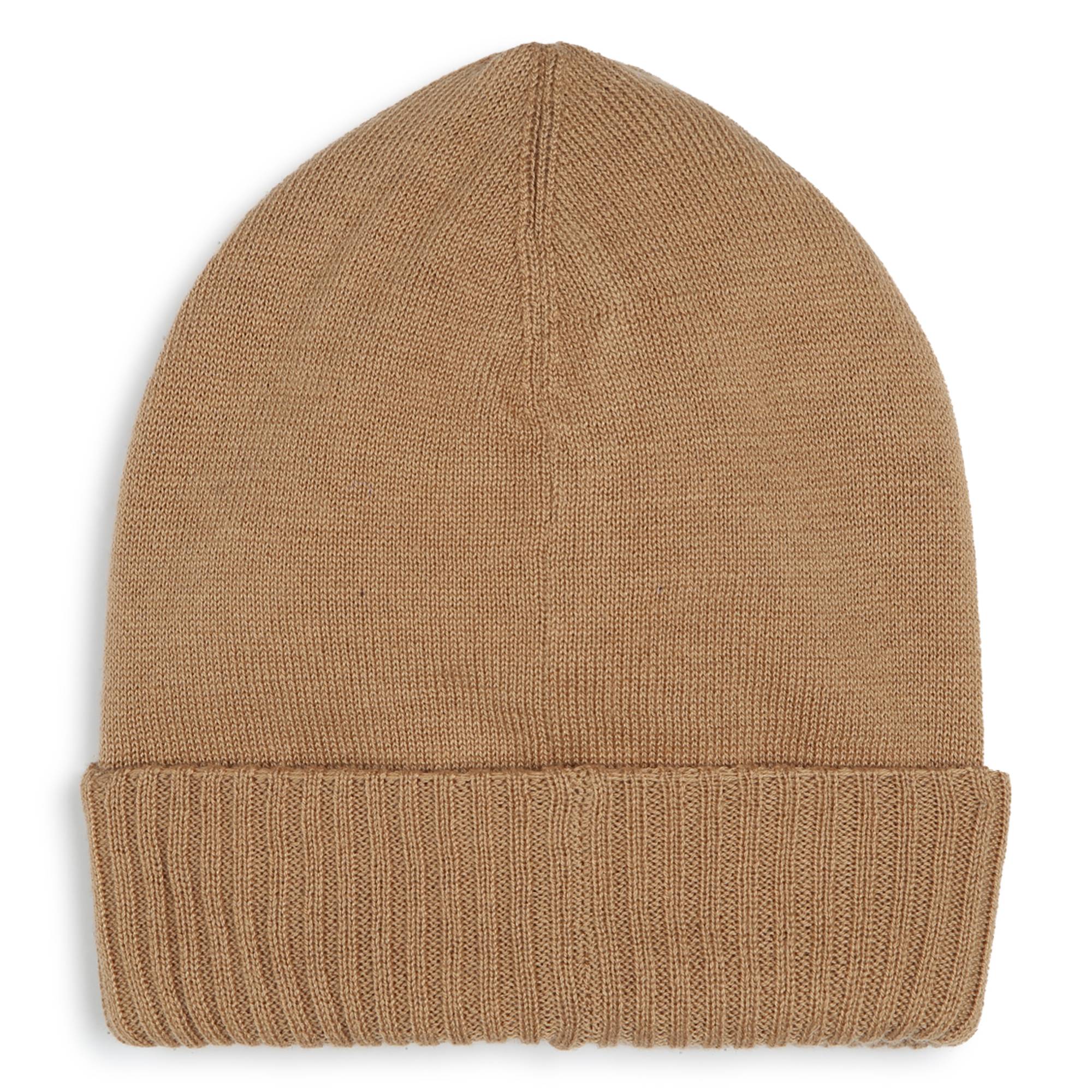 Boys Camel Knit Hat