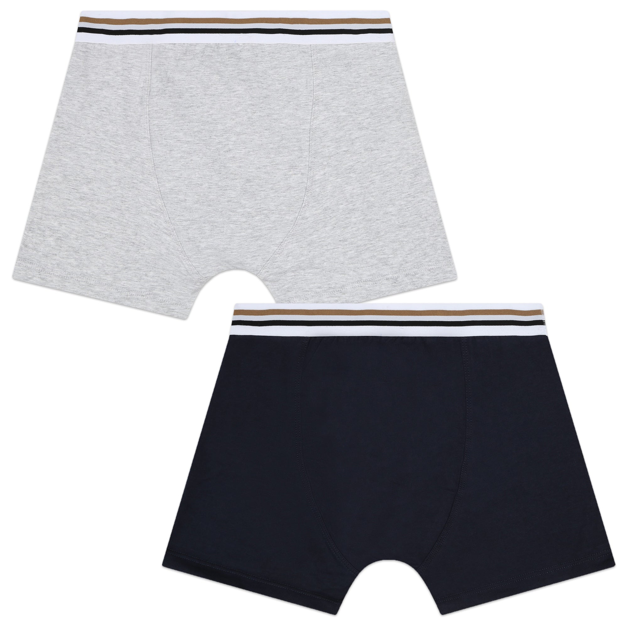 Boys Black Cotton Underwear Set(2 Pack)