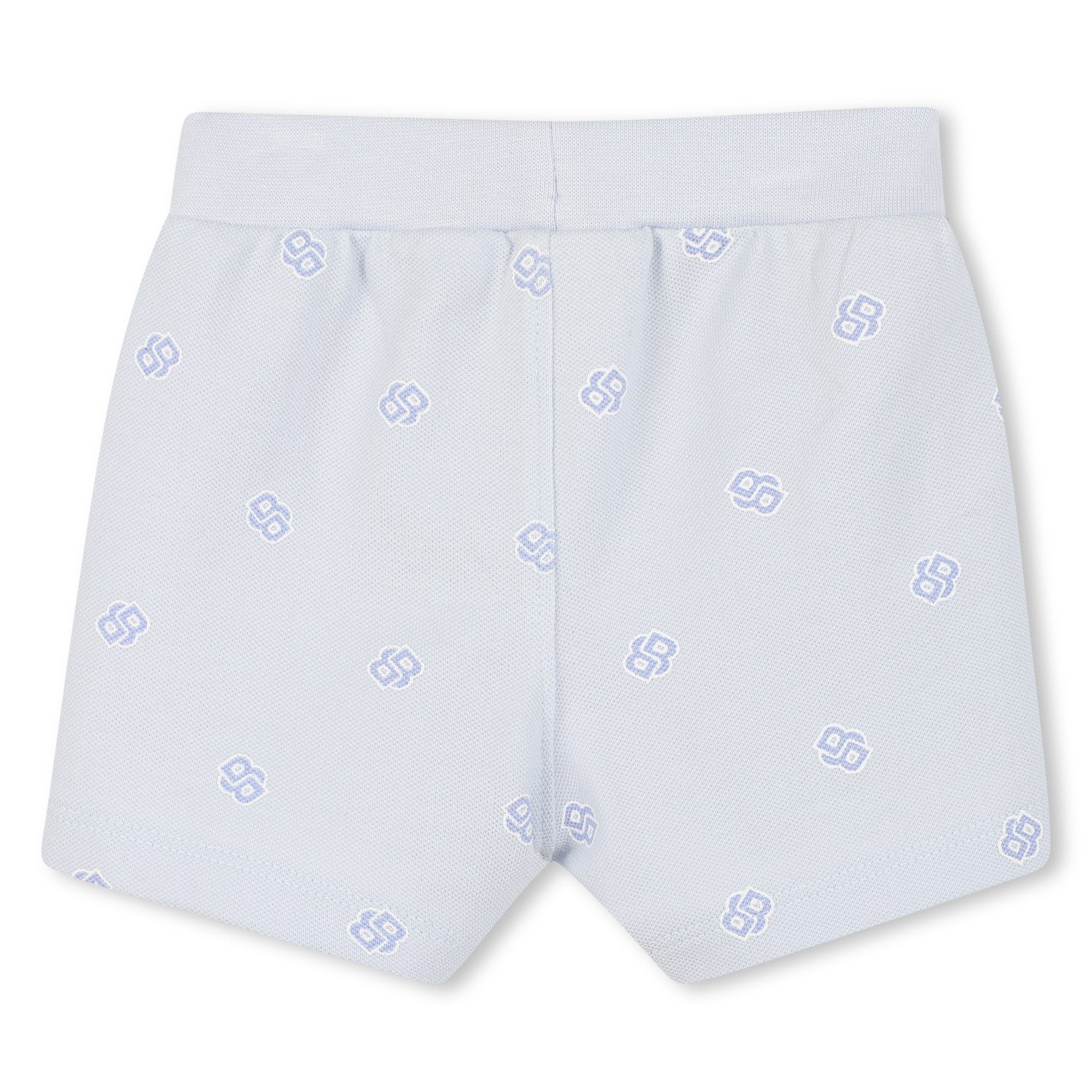 Baby Boys White Logo Cotton Gift Sets