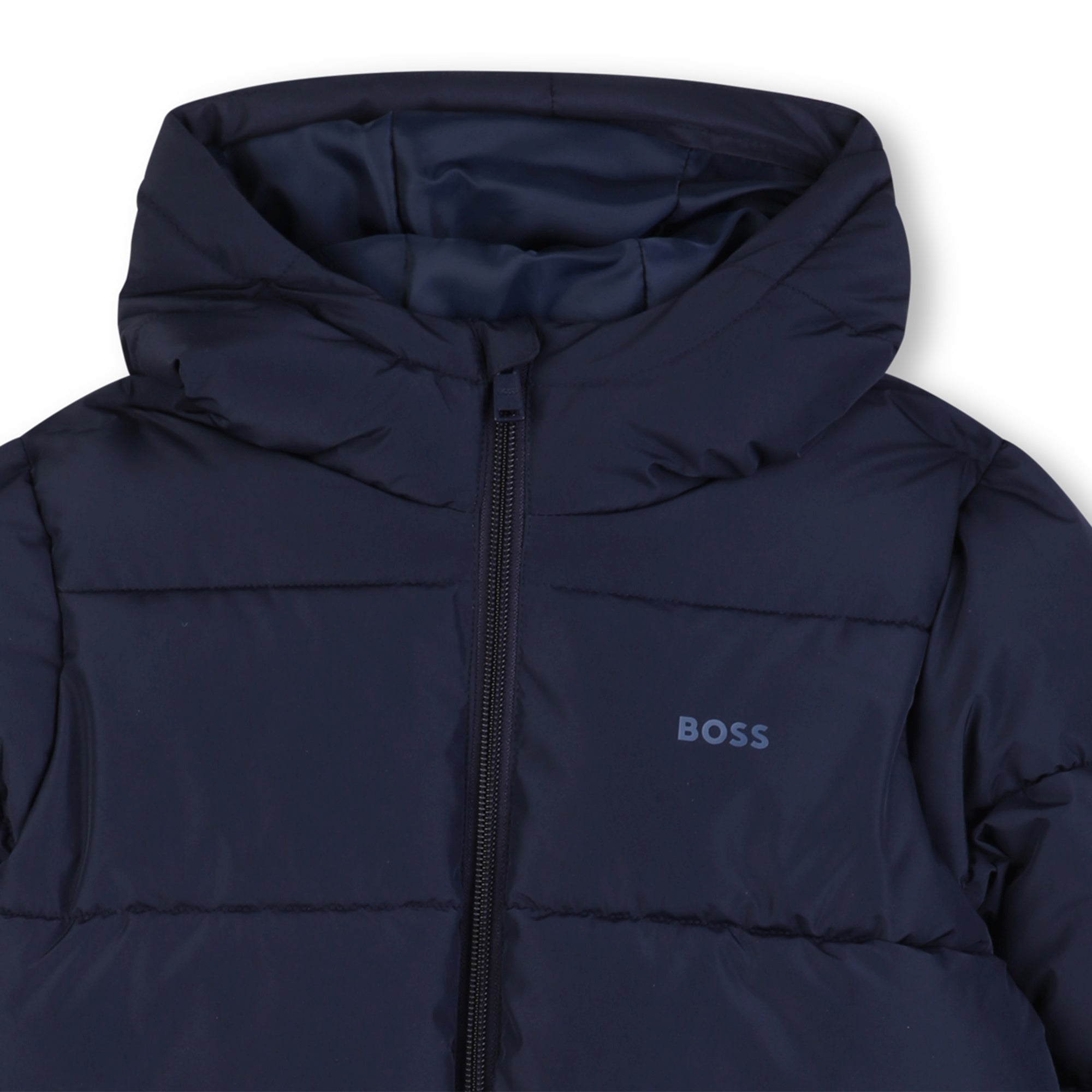 Boys Dark Blue Padded Jacket